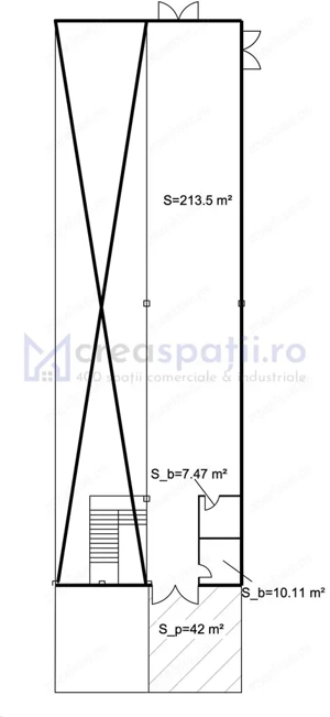 Hala  showroom, 231mp, zona Carrefour Felicia, Kaufland - imagine 5