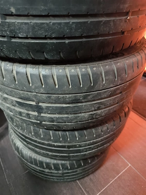 Jante 4x100 R17 ET35 7.5J Gume Vară Continental 225 45 R17 - imagine 2