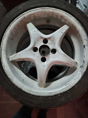 Jante 4x100 R17 ET35 7.5J Gume Vară Continental 225 45 R17