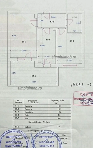 Titan 2 Camere Terasa Parcare - imagine 14