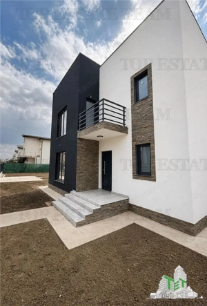 Vila individuala pe stil Mediteranean mobilata si utilata, cu 4 camere, 3 bai, 2 terase, incalzire i