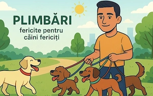 Plimb câini talie mică medie Arad!