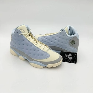 Pantofi Sport Air Jordan 13 Retro Sole Fly Baby Blue - Albastru Crem Deschis - 100% originali