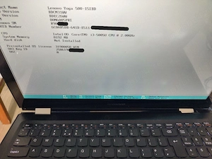 Dezmembrez Laptop Lenovo Yoga 500-15IBD 500-15ISK