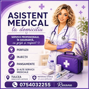 Asistent Medical la Domiciliu   Intervenții Rapide și Profesionale