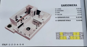 Garsoniera confort 1 sporit, decomandata , bloc nou Sg Ilie Petre, Chiajna - imagine 8