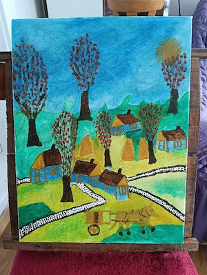 vind pictura in ulei pe pânză 