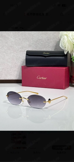 Ochelari noi Cartier