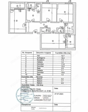 Apartament 4 camere decomandat, 93 mp, zona Ploiesti Sud - imagine 16