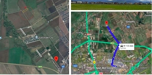 Comision 0% cumparator  Teren intravilan 4180 mp  Sanpetru