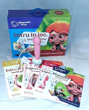 Set Complet Răspundel Istețel   Ca Nou | 3 Cărți, Creion + Husă Protecție | Peste 8200 Sunete