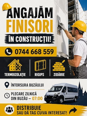 Finisori CU EXPERIENTA - Intorsura Buzaului