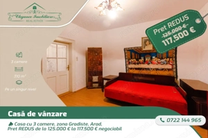 Casa cu 3 camere, zona Gradiste, Arad