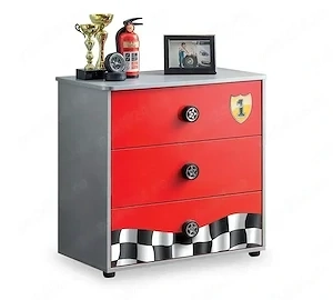 VAND 3piese mobila copii KIKA Austria dulap biblioteca comoda RACE CUP pret 1.499 lei - imagine 4