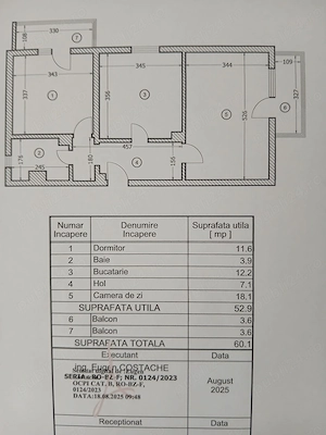 Apartament 2 camere, decomandat, 60 mp, 2 balcoane, Dorobanti 1 - Biserica Sfantul Nicolae - imagine 10