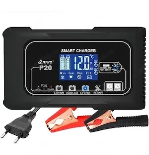 Încărcător inteligent 20A pentru baterii AGM, LiFePO4, Gel, Litiu și Plumb până la 1000Ah 12V/24V