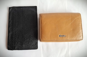 2 portofele vechi   vintage din piele