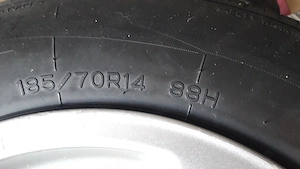 Roti aliaj anvelope de vară 14 inch  - imagine 5