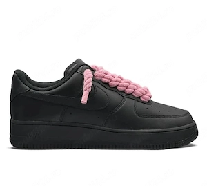 Pantofi Sport Air Force 1 Low Custom Rope Laces Roz - 100% Original