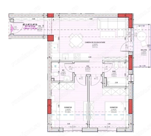 Apartament la cheie cu 3 camere si balcon zona Pictor Brana Selimbar - imagine 5