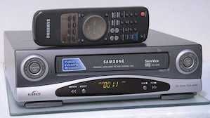 Video Player recorder VHS Samsung SV-232XS cu Telecomandă.