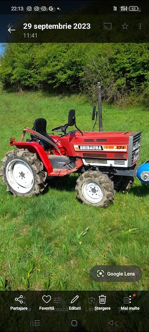 vând tractoraș shibaura - imagine 5