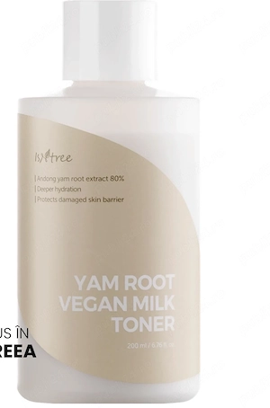 Toner hidratant cu radacina de igname Yam Root, 200 ml, Isntree 