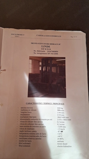 Vand Motostivuitor LINDE H50 - imagine 5