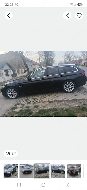 BMW 520d F11 2011   distribuție + volantă schimbate, M interior, - imagine 3