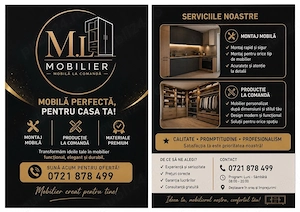 Montaj și Producție Mobilă   Rapid, Serios, Profesionist!