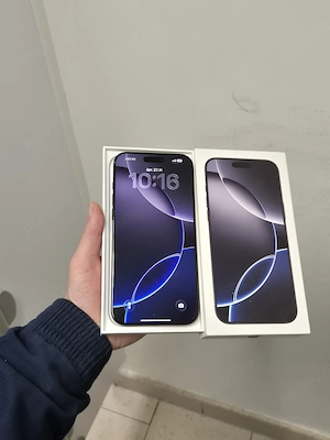 iPhone 16 Pro Max 256GB 100% baterie, accesorii incluse