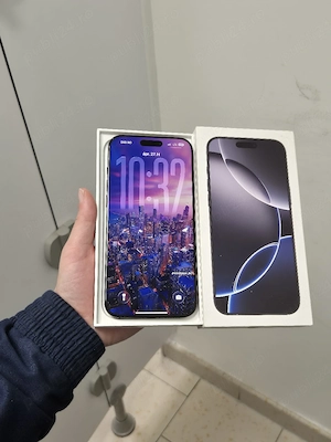 iPhone 16 Pro Max 256GB 100% baterie, accesorii incluse