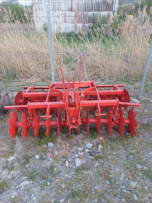 disc purtat in tirant cu 24 de talere pe rulment 2.3 m latime de lucru  - imagine 3