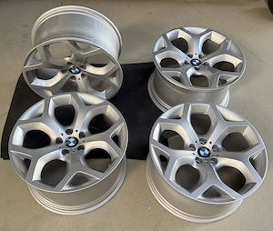 Set jante bmw X6   fata 10JX20 ET:40 spate 11JX20 ET:37   BMW LA wheel Y-spoke 214 - imagine 3