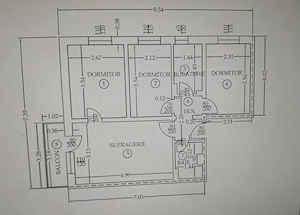 Apartament 4camere 54mp etaj4 4 zona Baraolt Ploiesti - imagine 7