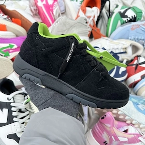 Off-White Out Of Office Monster Green Black Wool Verde Brotacel