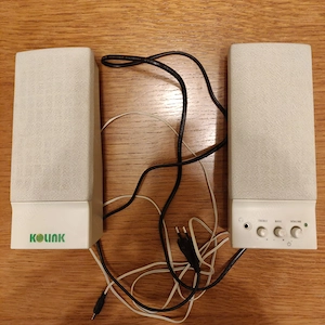 Boxe speaker active mini Kolink stereo , alimentare 220 V
