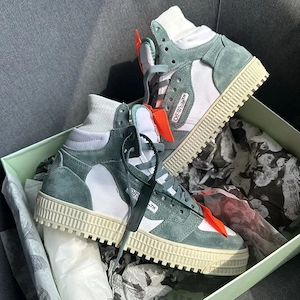 Off-White Off-Court 3.0 Suede Canvas Verde