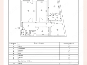 Apartament 4 camere decomandat   Cireșica, Tomis Nord | Parter 