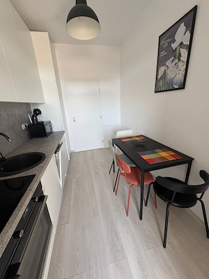 Ap 2 cam decomandat, bloc nou   mobilat și utilat, 2 balcoane, loc de parcare inclus - 420 Euro - imagine 6