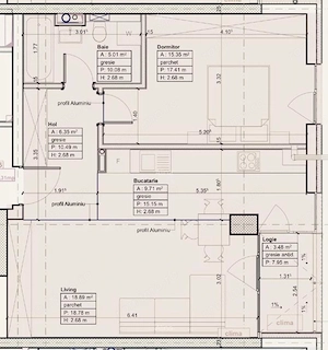 2 camere etaj intermediar Nord One Parcul Botanic - imagine 6