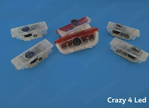 et de 2 lampi cu logo pentru portiera auto (proiectoare usa) – disponibile pentru diferite marci  - imagine 2