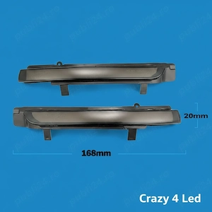 Set de 2 lampi semnalizare dinamica pentru oglinda sau aripa, potrivite pentru diferite marci  - imagine 4