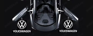 Set 2 Bucati Emblema Logo LED Portiera dedicata Marca Auto VW