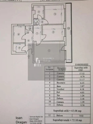 Apartament 3 camere, Tineretului/P-ta Norilor, renovat, mobilat - imagine 9