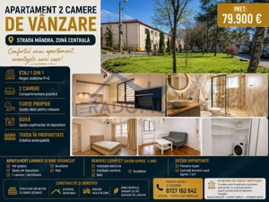 Apartament 2 camere | Renovat | Str. Mandra | Boxa+Curte | 0% Comision