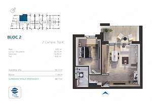 Apartament 2 camere | Elite Town - Torontalului - METRO 2  - imagine 5