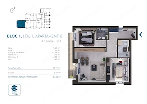 Apartament 3 camere | Elite Town - Torontalului - METRO 2 - imagine 10