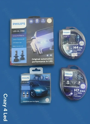 Becuri originale OSRAM / PHILIPS – halogen sau LED, pentru mai multe tipuri de soclu  - imagine 2