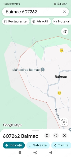 Vând 3 hectare pământ extravilan Baimac 